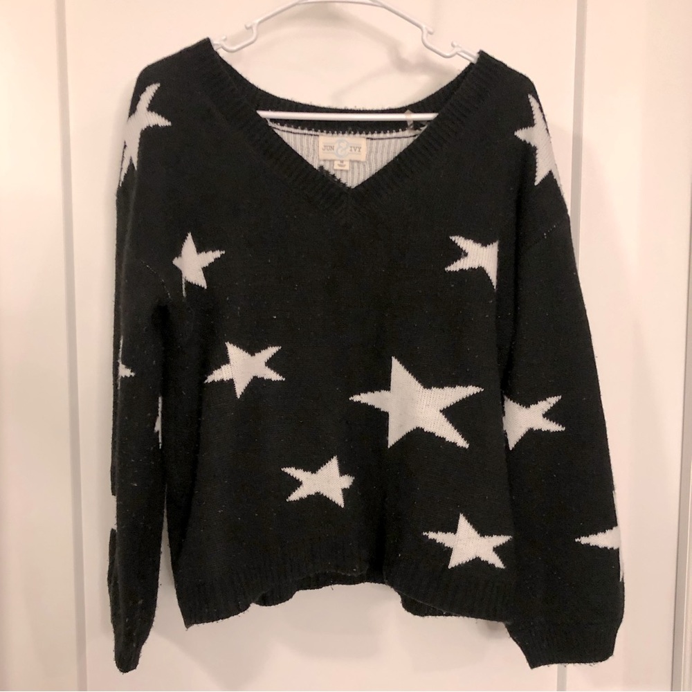 Francesca’s Black Star Sweater